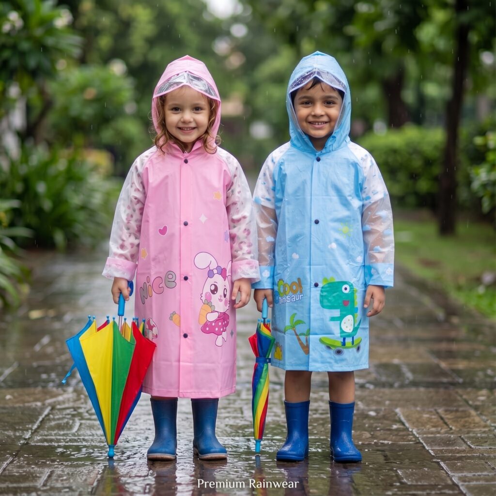 🌸 Premium Kids Raincoat